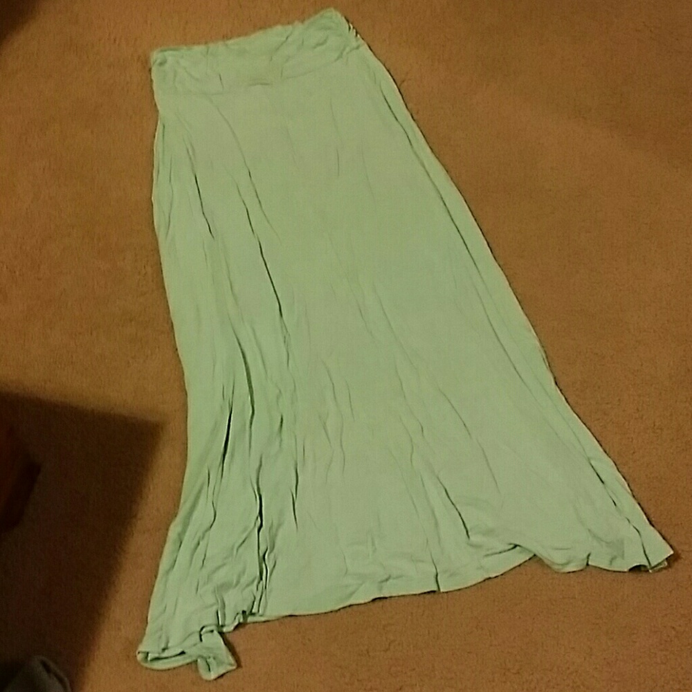 POETRY Mint Green long skirt sz. XL